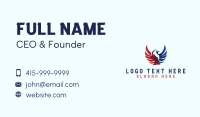Wing American Eagle Business Card