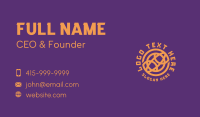 Generic Globe Company Business Card