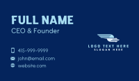 Fast Wing Arrow Logistic Business Card