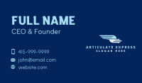 Fast Wing Arrow Logistic Business Card Image Preview