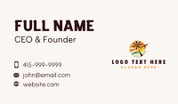 Palm Tree Vacation Travel Business Card