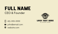 Industrial Quarry Excavation Business Card