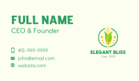 Organic Corn Farm Business Card