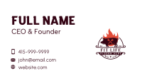 Grill Pork Barbecue Business Card
