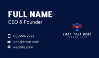 Patriotic American Eagle Business Card