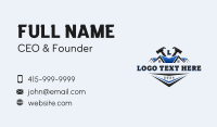 Roof Hammer Construction Business Card