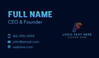 Gamer Cyber Tech Business Card