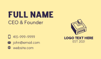 Storage Building Compound Business Card Design