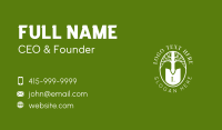 Farm Shovel Tree Business Card