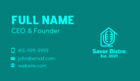 Home Podcast Record  Business Card