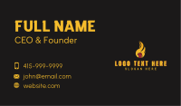 Chicken Flame Grill Business Card
