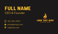 Chicken Flame Grill Business Card Design