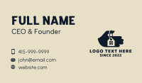 Real Estate Broker Hand Business Card Design