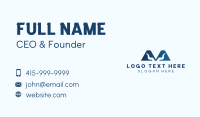 Letter M Horns Business Card