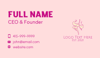 Lady Gymnast Sports  Business Card
