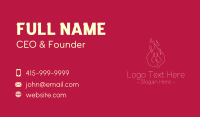 Flames Business Card example 4