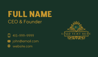 Royal Crown Crest Business Card Design