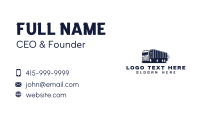 Delivery Cargo Truck Business Card