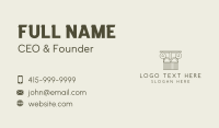 Ancient Ionic Column  Business Card