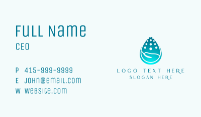 Hand Liquid Cleaner Business Card