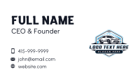 Detailing Car Wash Business Card Design