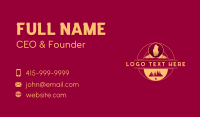 Qatar Map Tourism Business Card