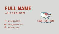 Tech Map USA Business Card