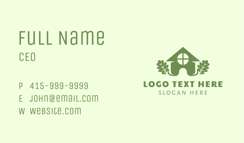 Patio Business Card example 1