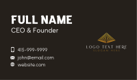 Premium Pyramid Marketing Business Card