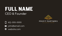 Premium Pyramid Marketing Business Card