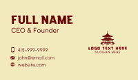 Pagoda Business Card example 4
