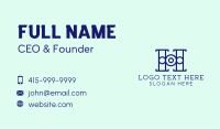 Target Letter H Business Card Design