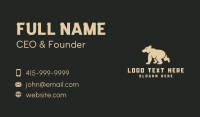 Wildlife Bear Animal Business Card