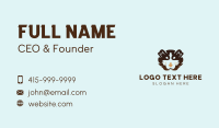 Brown Puppy Business Card example 2