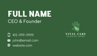 Eco Garden Hand  Business Card Image Preview