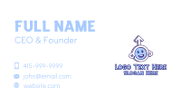 Male Symbol Cartoon Business Card