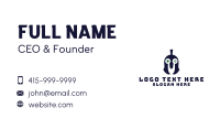 Blue Spartan Gaming Business Card