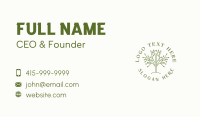 Eco Tree Horticulture  Business Card