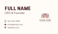 Chair Seat Fixture Business Card
