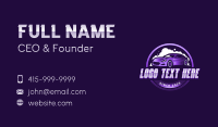 Auto Garage Detailing Business Card