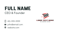 Speedometer Fast Race Business Card