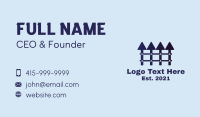 Upward Arrow Fence Business Card