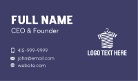 Striped Tee Shirt Business Card Design