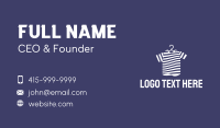 Striped Tee Shirt Business Card