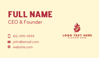 Grill Business Card example 2
