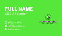 Tennis Ball Team Business Card