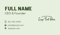 Crafter Business Card example 4