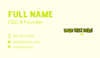 Mural Art Wordmark Business Card