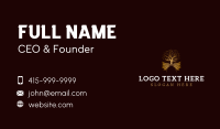 Tree Book Library Business Card