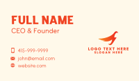 Flying Bird Business Card example 3